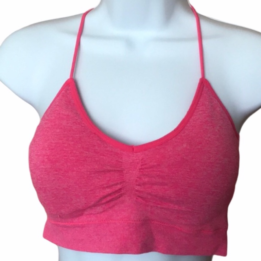 🔥Pink Racerback Sports Bra - S
